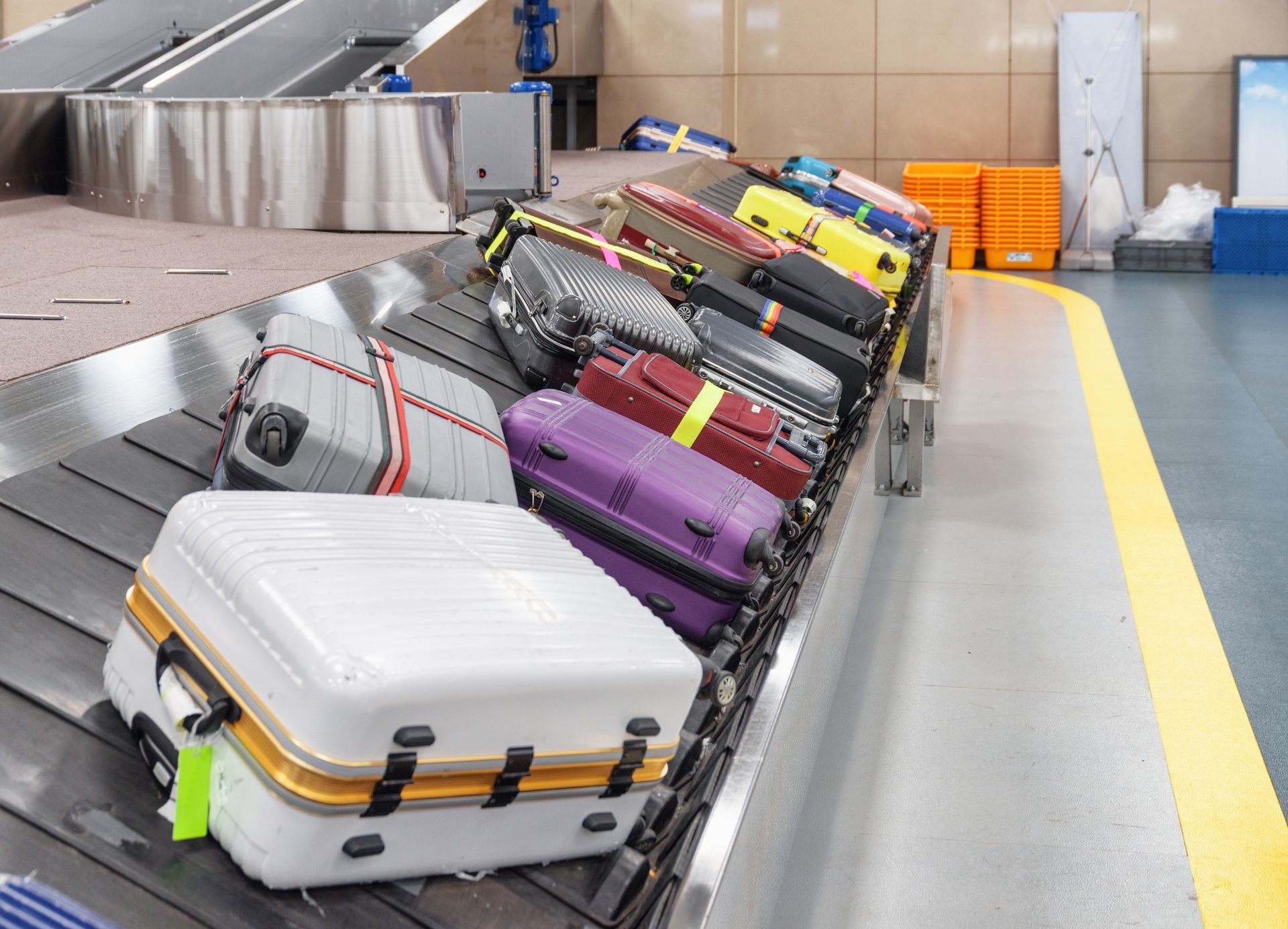 maletas en el aeropuerto
